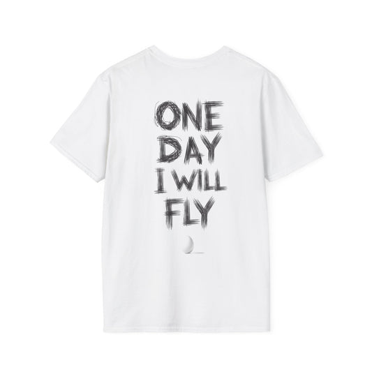 "One Day I Will Fly" T-shirt – an inspiring and stylish tee perfect for dreamers