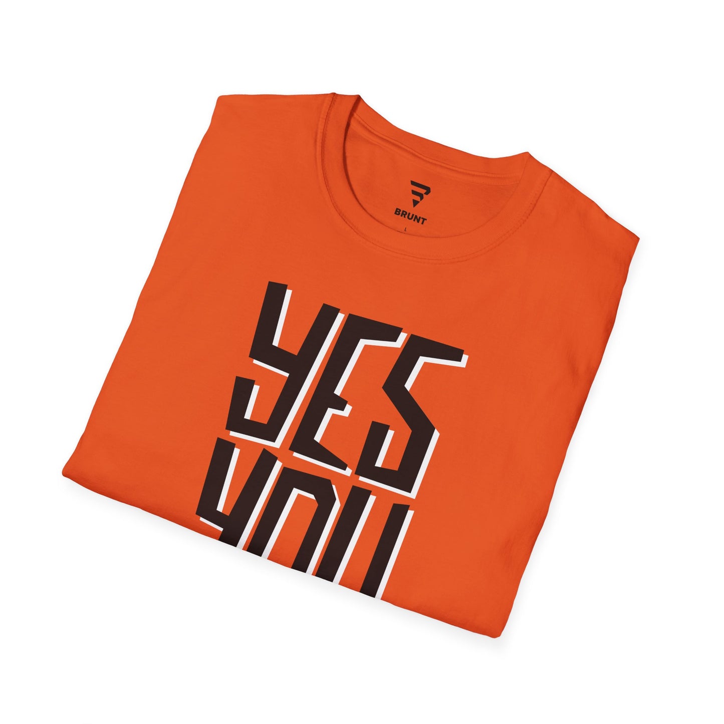 "Yes You Can" T-shirt features an inspirational quote in bold