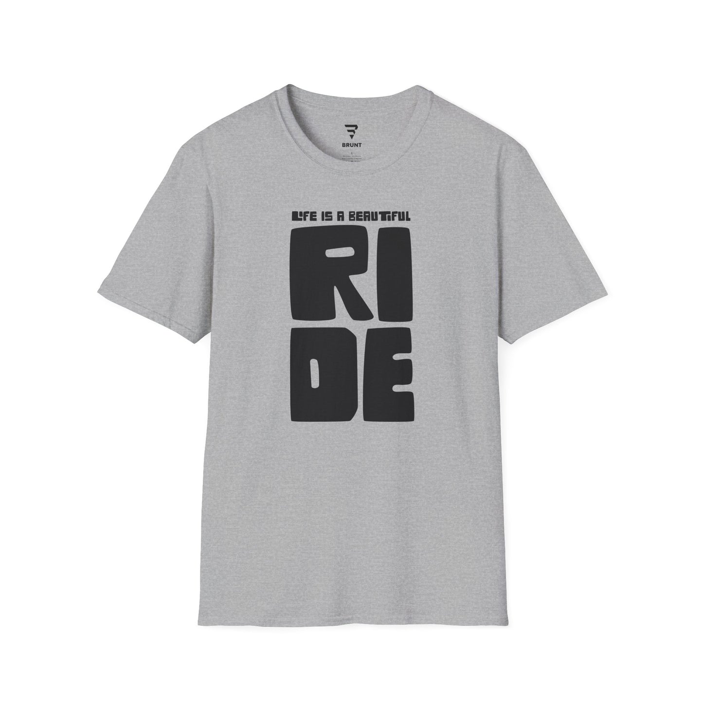 "Life is a beautiful ride" T-shirt – a perfect ode to the joy and freedom of biking.