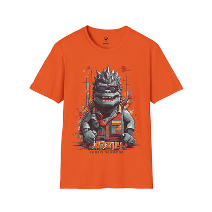 "Dadzilla Father Of Monsters" Funny Dad T Shirt Gift