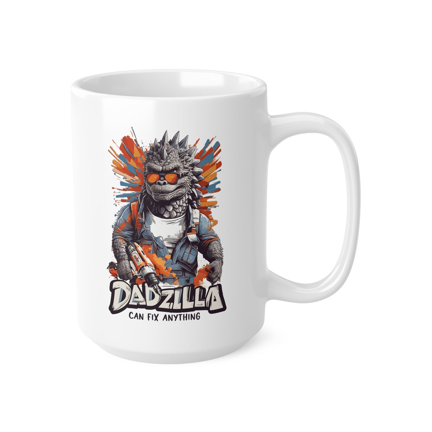 "Dadzilla Can Fix Anything" Mug