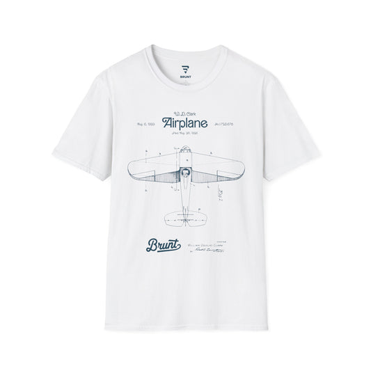 Celebrate the spirit of innovation and aviation history with our "Airplane Patent" T-Shirt