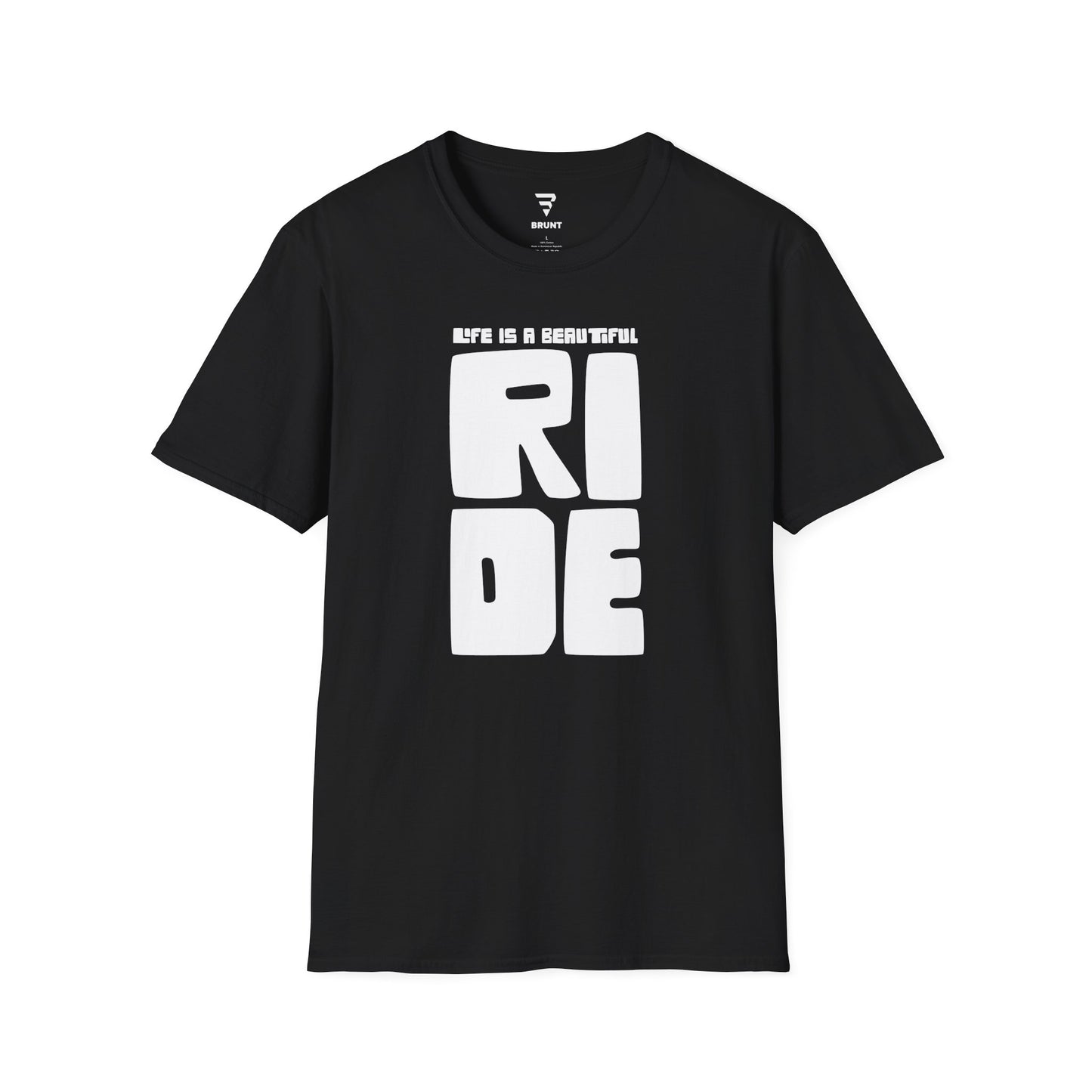 "Life is a beautiful ride" T-shirt – a perfect ode to the joy and freedom of biking.