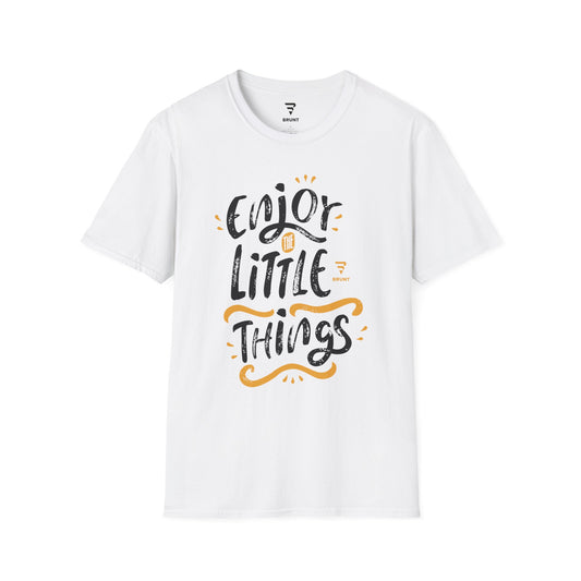 "Enjoy the Little Things" - Creative Typography T-Shirt