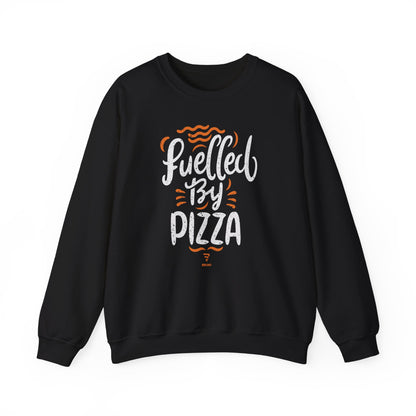 "Fuelled by Pizza" - Pullover Sweatshirt