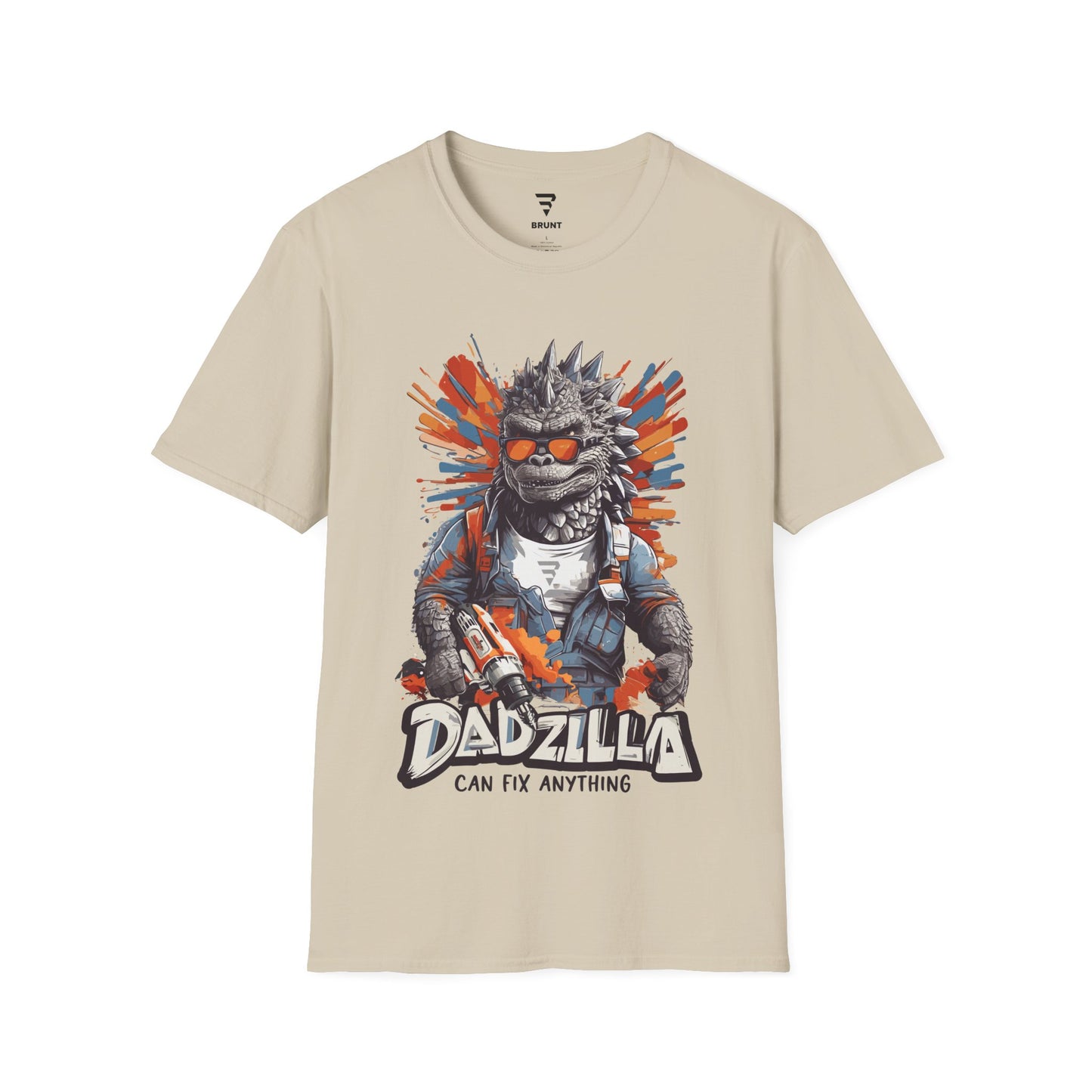 "Dadzilla Can Fix Anything" Funny Dad T Shirt Gift