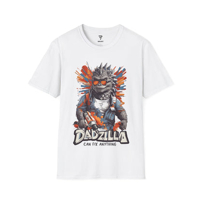 "Dadzilla Can Fix Anything" Funny Dad T Shirt Gift