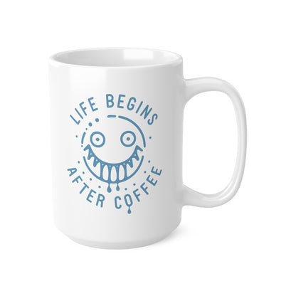 "Life Begins After Coffee" mug