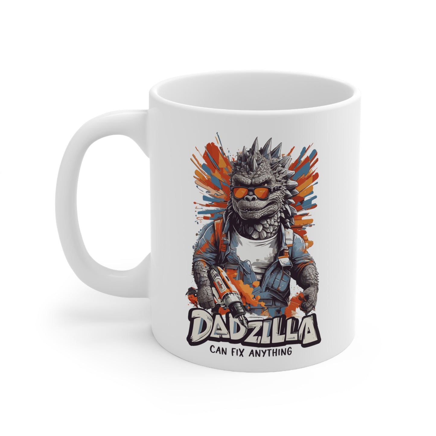 "Dadzilla Can Fix Anything" Mug