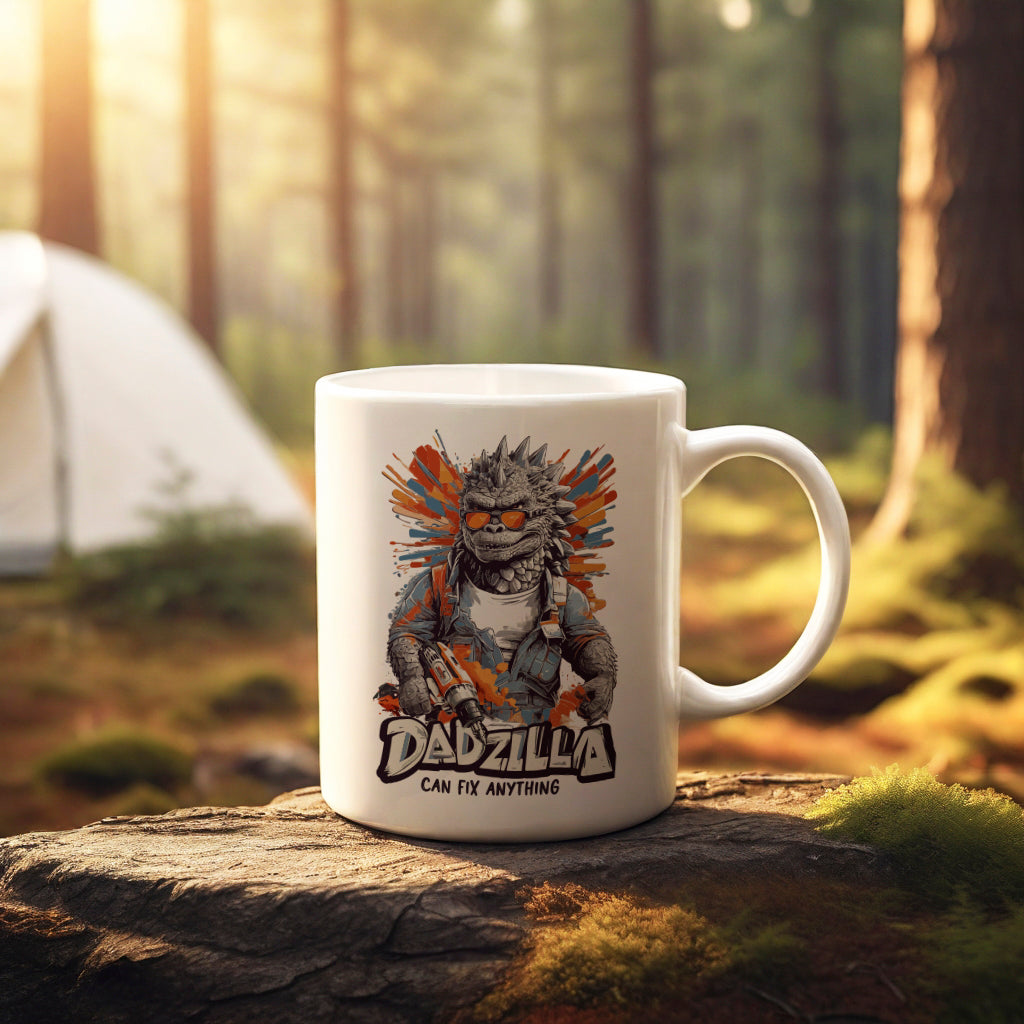 "Dadzilla Can Fix Anything" Mug